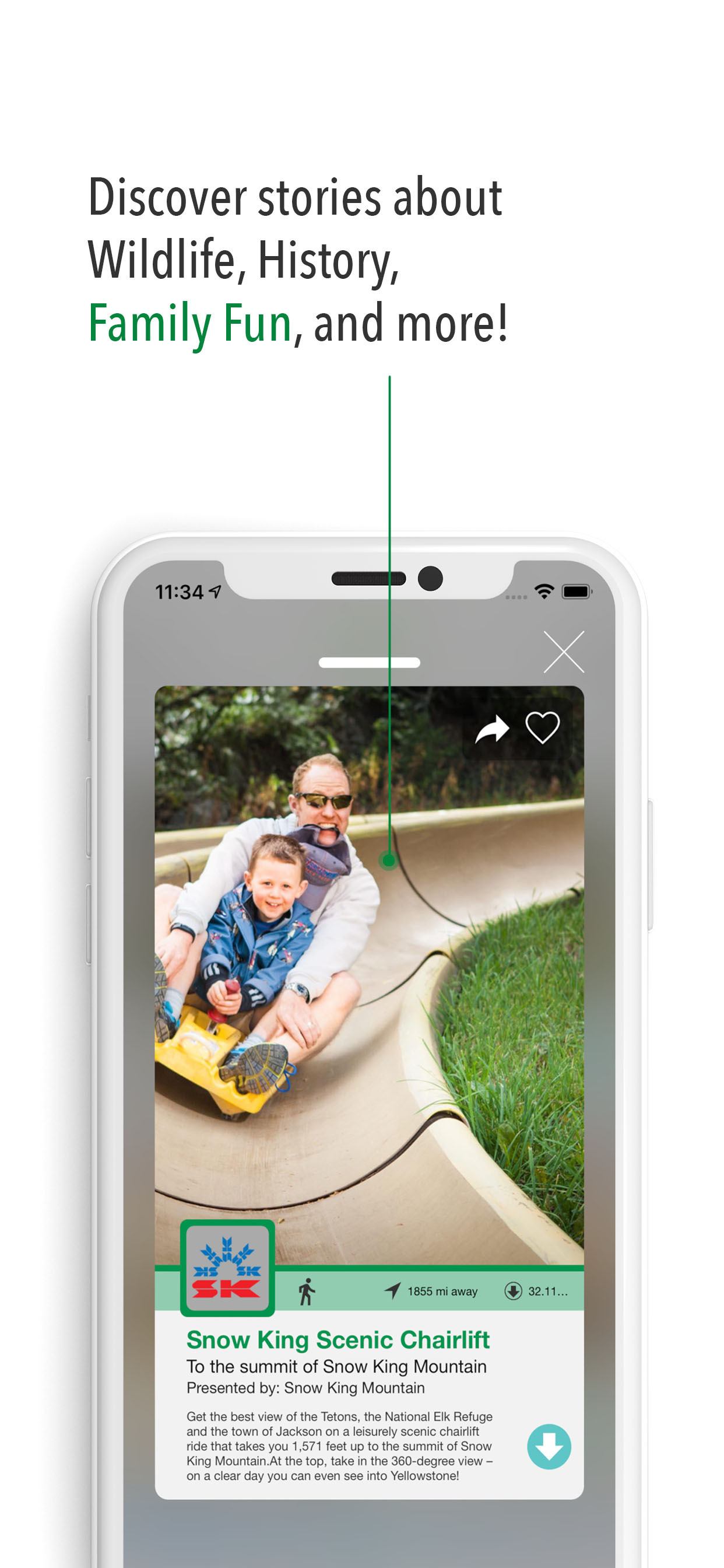 TravelStorys app - discover stories