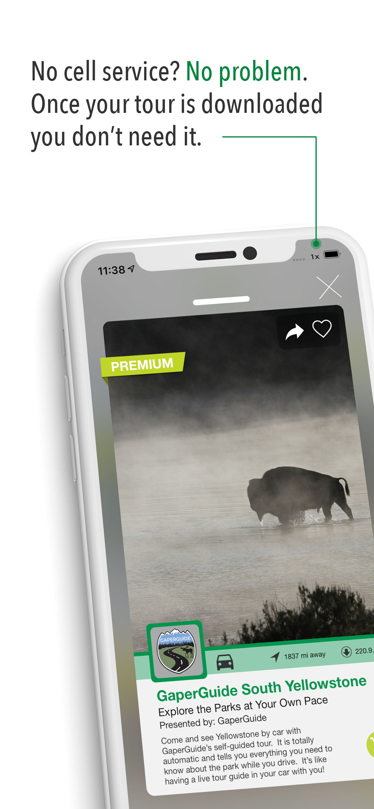 TravelStorys app - offline tours